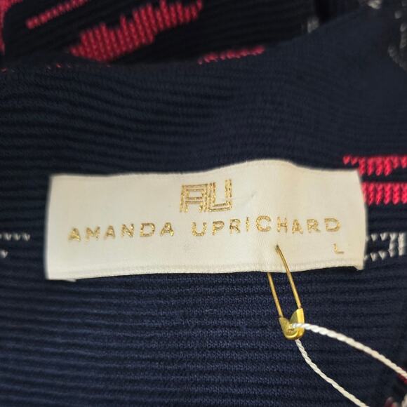 Amanda Uprichard Revolve NWT Womens Ponte Knit Sleeveless Side Cut Out Dress L - Picture 4 of 7